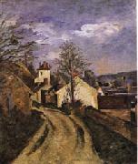 Paul Cezanne Dr Gachet's House at Auvers painting